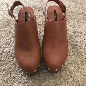 Tan Clogs